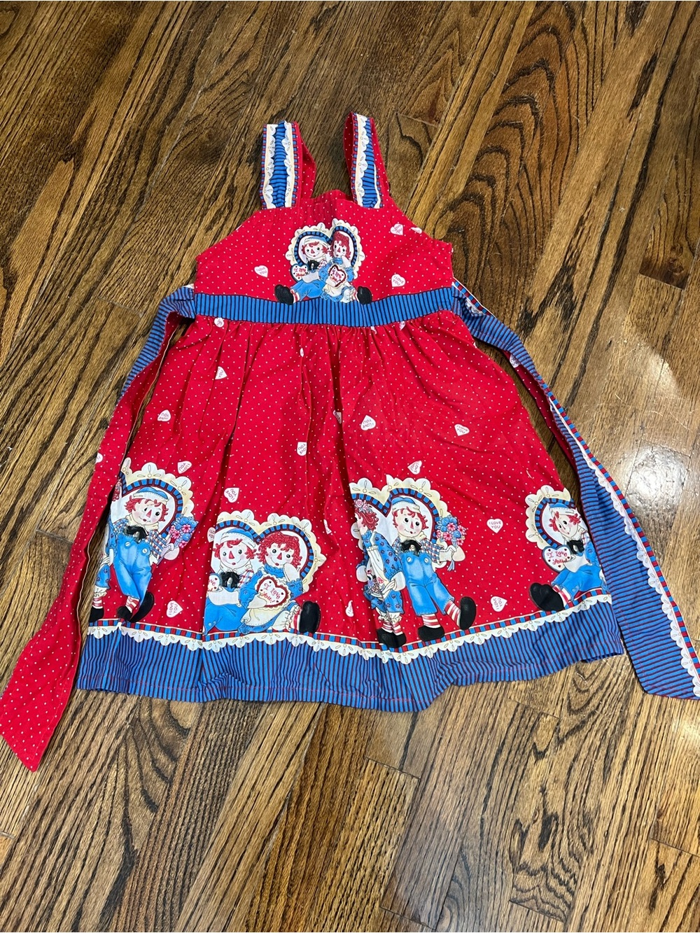 Vintage Raggedy Ann and Andy Handmade Dress